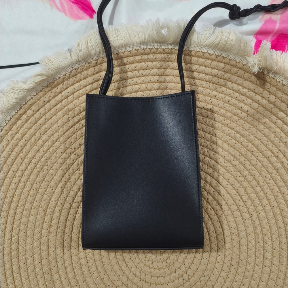 Jil Sander Black Leather Mini Crossbody Bag - Picture 4 of 10